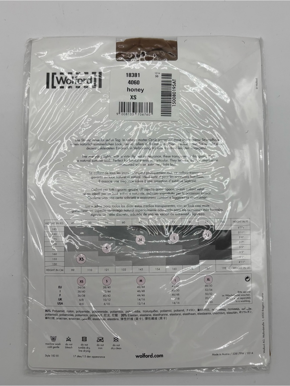 NWT Wolford Sheer Tights - Picture 3 of 4